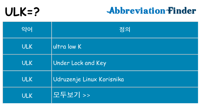 ulk 대 한 무엇을 서가