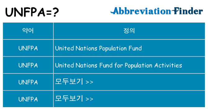 unfpa 대 한 무엇을 서가