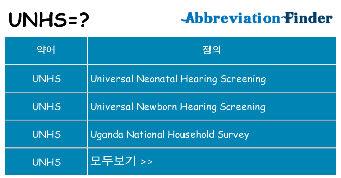unhs 대 한 무엇을 서가