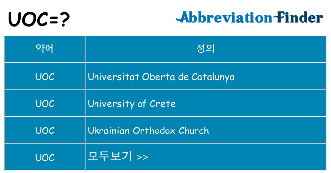 uoc 대 한 무엇을 서가