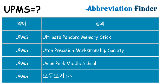 upms 대 한 무엇을 서가