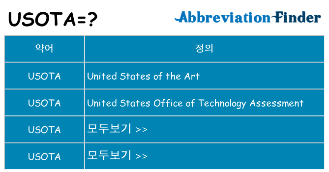 usota 대 한 무엇을 서가