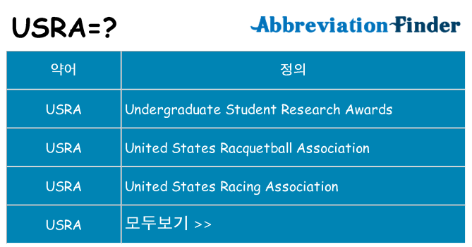 usra 대 한 무엇을 서가