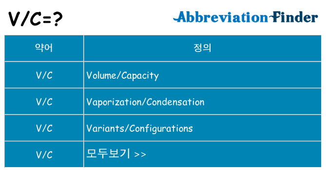 vc 대 한 무엇을 서가