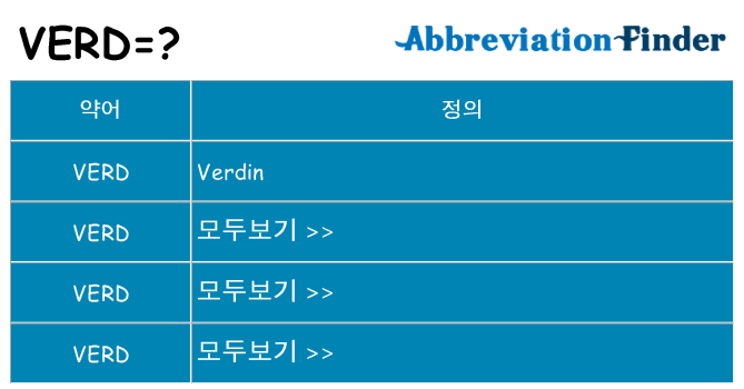 verd 대 한 무엇을 서가
