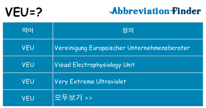 veu 대 한 무엇을 서가