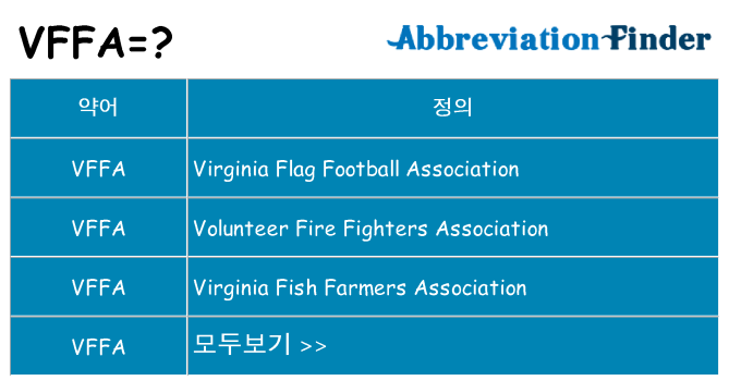 vffa 대 한 무엇을 서가