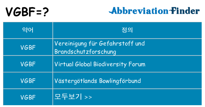 vgbf 대 한 무엇을 서가