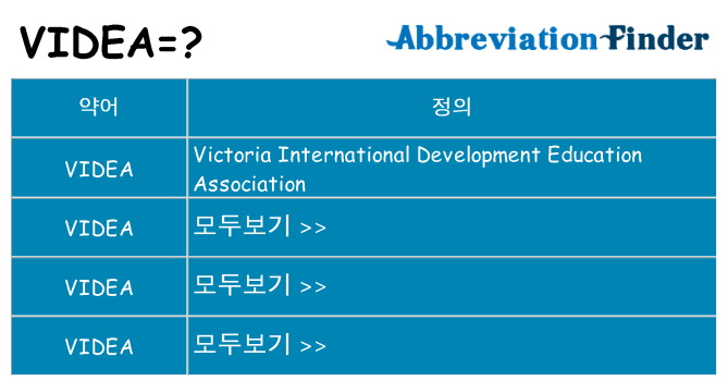 videa 대 한 무엇을 서가