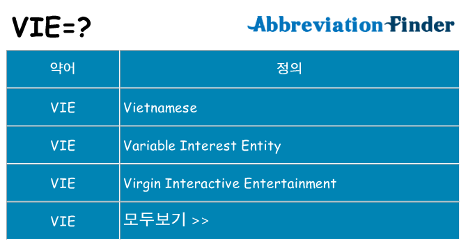 vie 대 한 무엇을 서가