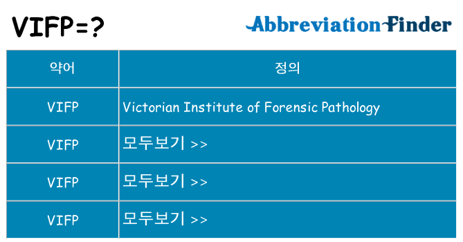 vifp 대 한 무엇을 서가