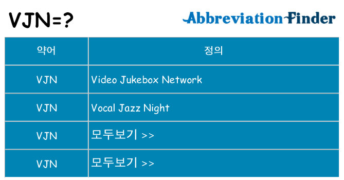vjn 대 한 무엇을 서가