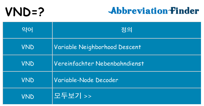 vnd 대 한 무엇을 서가