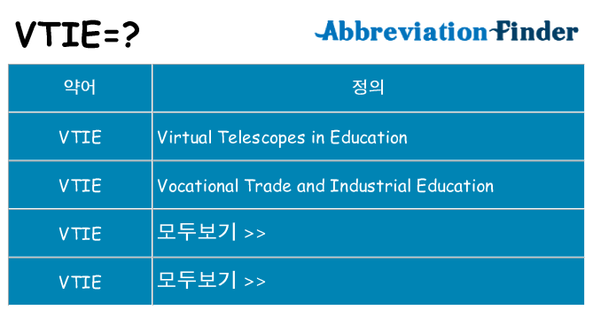 vtie 대 한 무엇을 서가