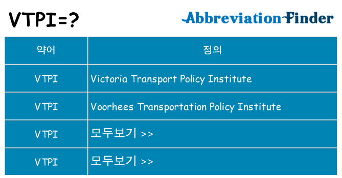 vtpi 대 한 무엇을 서가