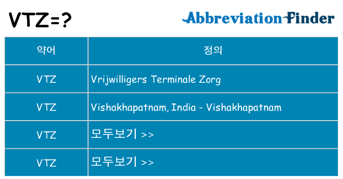 vtz 대 한 무엇을 서가
