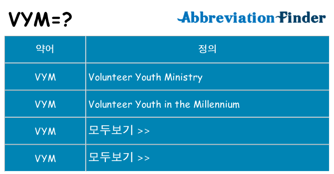 vym 대 한 무엇을 서가