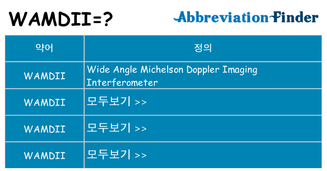 wamdii 대 한 무엇을 서가