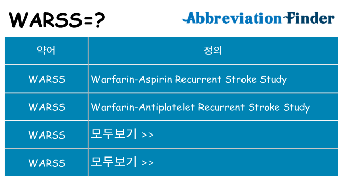 warss 대 한 무엇을 서가