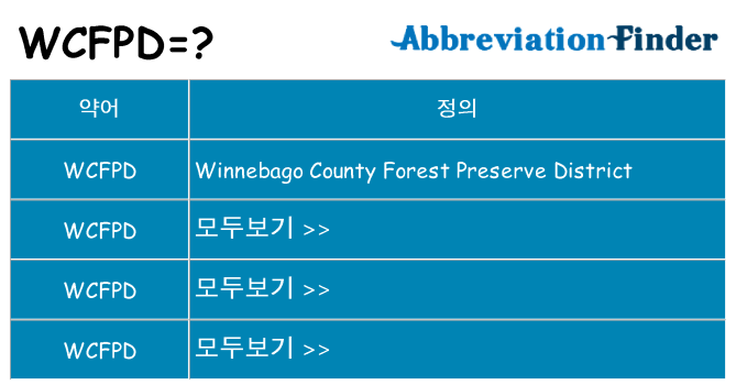 wcfpd 대 한 무엇을 서가