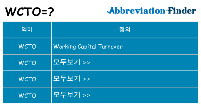 wcto 대 한 무엇을 서가
