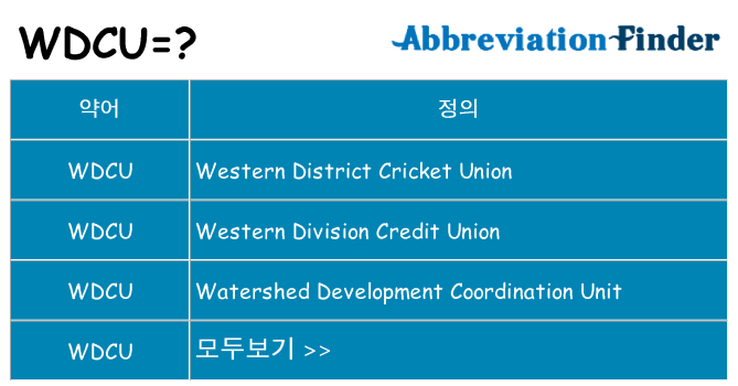 wdcu 대 한 무엇을 서가