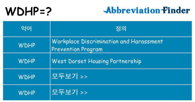 wdhp 대 한 무엇을 서가