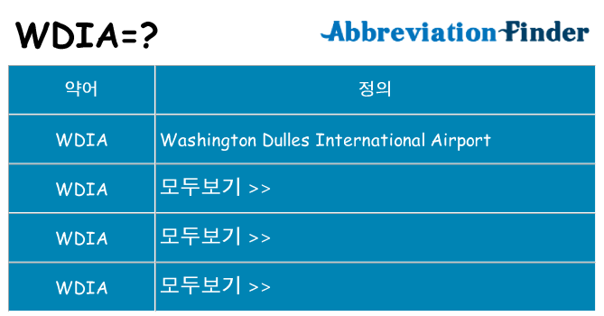wdia 대 한 무엇을 서가