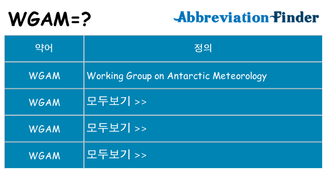 wgam 대 한 무엇을 서가