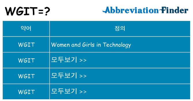 wgit 대 한 무엇을 서가