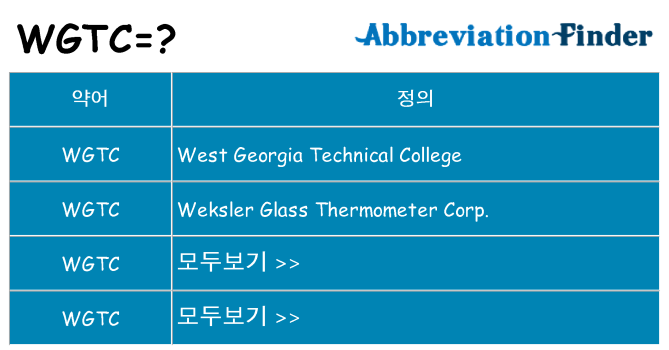 wgtc 대 한 무엇을 서가