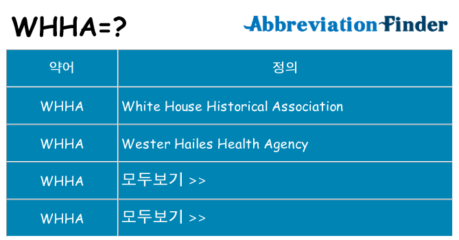 whha 대 한 무엇을 서가