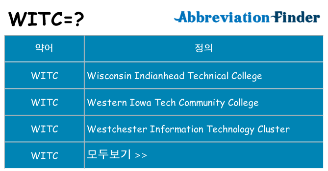 witc 대 한 무엇을 서가