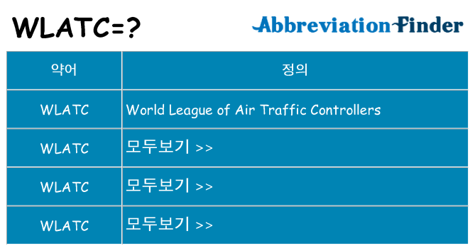 wlatc 대 한 무엇을 서가