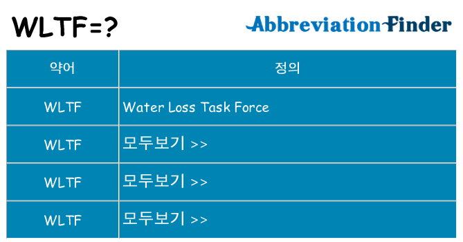 wltf 대 한 무엇을 서가