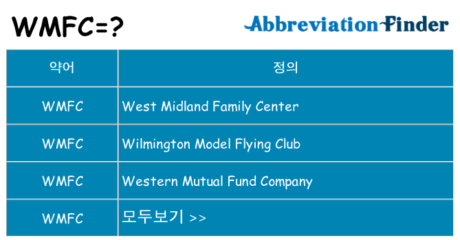 wmfc 대 한 무엇을 서가