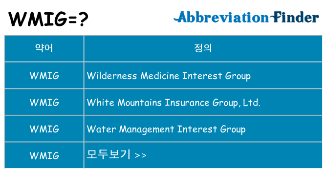 wmig 대 한 무엇을 서가