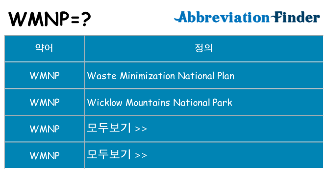 wmnp 대 한 무엇을 서가