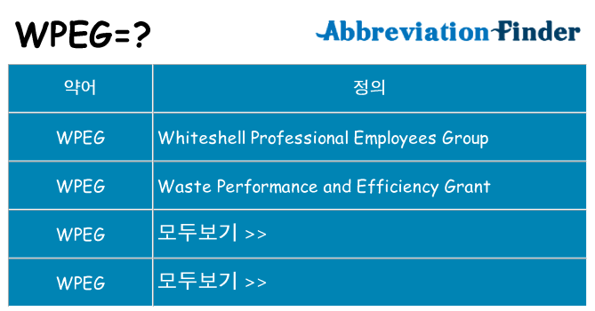 wpeg 대 한 무엇을 서가