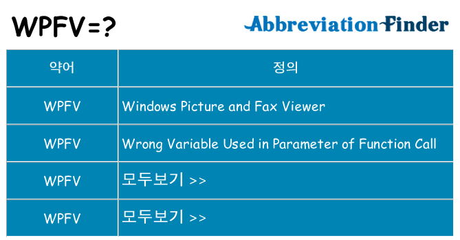 wpfv 대 한 무엇을 서가