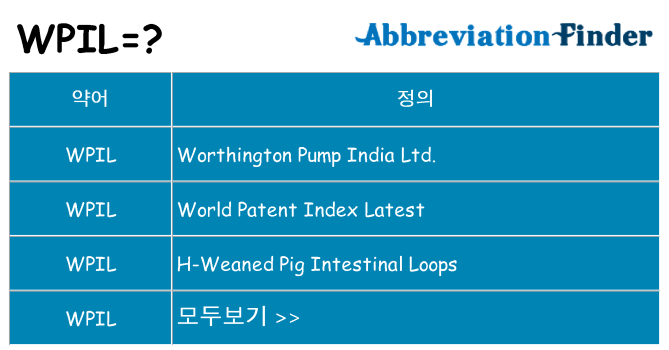 wpil 대 한 무엇을 서가
