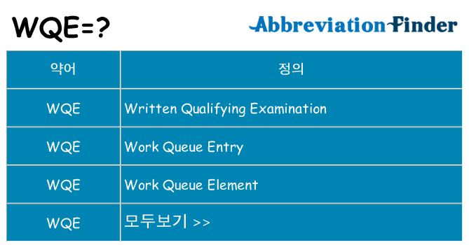 wqe 대 한 무엇을 서가