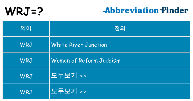 wrj 대 한 무엇을 서가