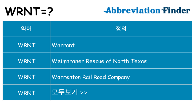 wrnt 대 한 무엇을 서가