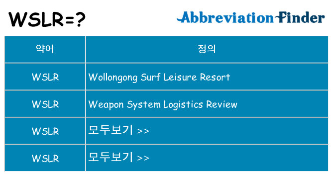 wslr 대 한 무엇을 서가