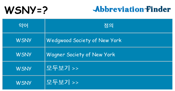wsny 대 한 무엇을 서가