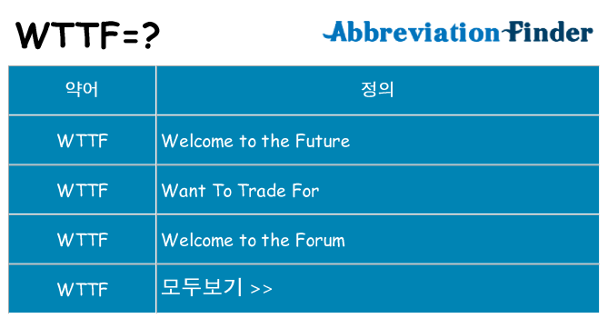 wttf 대 한 무엇을 서가