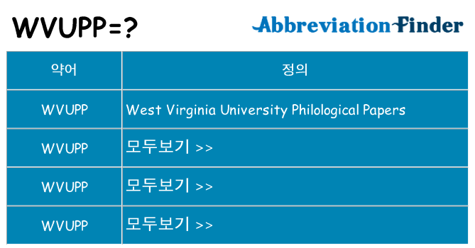 wvupp 대 한 무엇을 서가