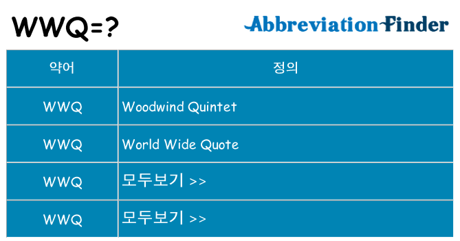 wwq 대 한 무엇을 서가