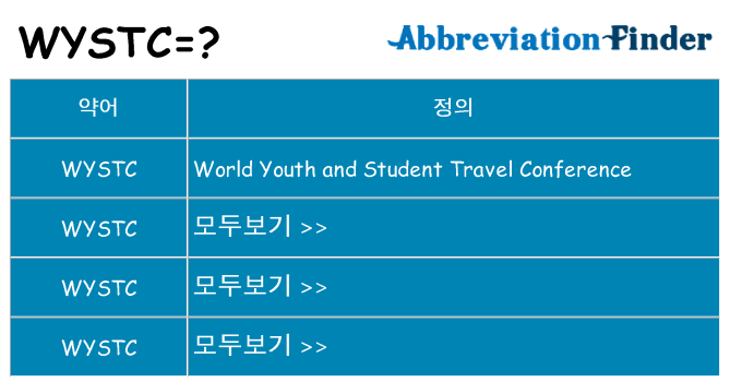wystc 대 한 무엇을 서가